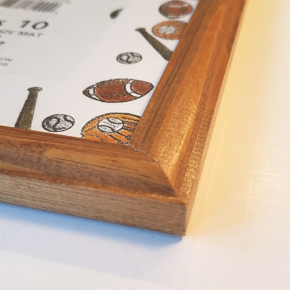 Two 8x10 Wooden Frames, Kids' Sports Format fits 5x7 picture - Picture 3 of 10